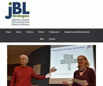 JBLStrategies.com(JBL Strategies) Screenshot