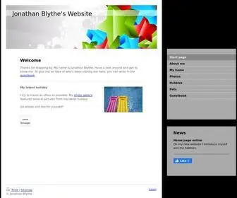 JBLYthe.com(Jonathan Blythe's Website) Screenshot