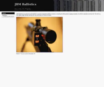 JBmballistics.com(JBM) Screenshot