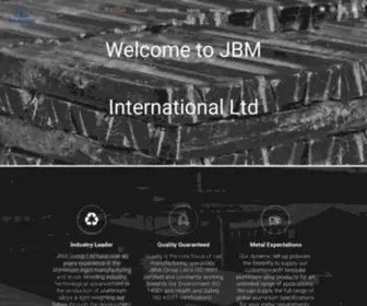 Jbmi.com(Aluminium Alloy Ingot Manufacturer UK) Screenshot