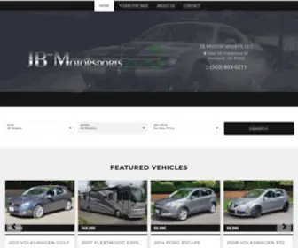 Jbmotorsportsllc.com(Find great deals at JB Motorsports LLC in Portland) Screenshot