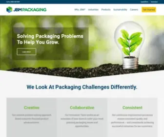 JBmpackaging.com(Innovative Envelopes and Packaging Solutions) Screenshot