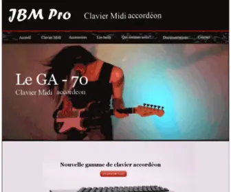 JBMpro.fr(Clavier midi accordéon) Screenshot