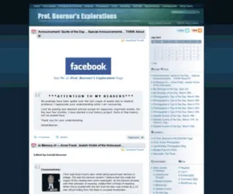 Jboerner.com(Boerner's Explorations) Screenshot