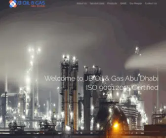 Jboilandgas.com(JB Oil & Gas Abu Dhabi) Screenshot