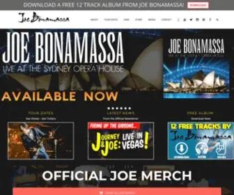 Jbonamassa.com(Blues Titan) Screenshot