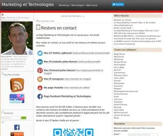 Jbonnel.com(Marketing et Technologies) Screenshot