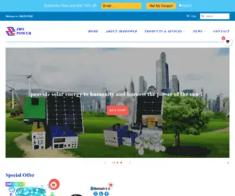 Jbopower.com(Solar Power Generator & Portable Power Station) Screenshot