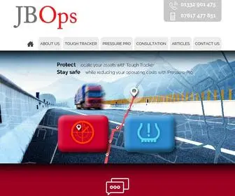 Jbops.com(JBOps supplier for Tough Tracker and Pressure Pro) Screenshot