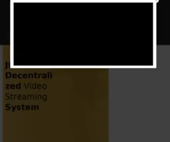 Jboxcoin.org(The Decentralized Video Streaming Platform) Screenshot