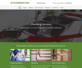 JBplumbinginc.com(JB Plumbing Inc) Screenshot