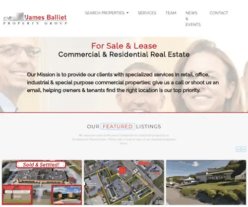 JBpropertygroup.com(We Offer Expert Commercial Real Estate Services to Lehigh Valley) Screenshot