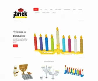 Jbrick.com(#jewishlego) Screenshot