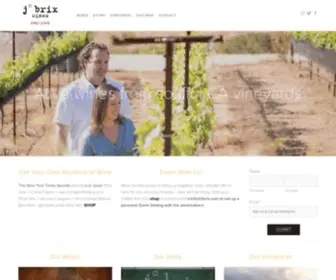 Jbrix.com(Brix Wines) Screenshot