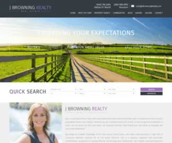 Jbrowningrealty.com(Homes for sale in Houston) Screenshot