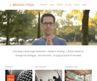 Jbrownyoga.com(Brown Yoga) Screenshot