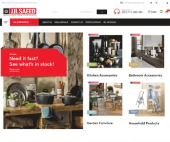 Jbsaeedhome.com(The Original Home Store) Screenshot