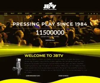 JBTvmusic.com(JBTV Music Television) Screenshot