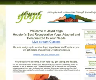 JBYRdyoga.com(Houston Yoga) Screenshot