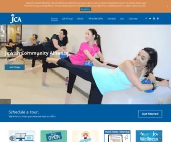 Jcajax.org(The Jewish Community Alliance) Screenshot