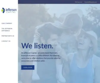 Jcap.com(Jefferson Capital Systems) Screenshot