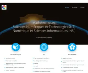 JCbmathsandco.fr(Jean-Christophe Bonnefoy) Screenshot