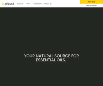 Jcbuck.co.uk(Essential Oils and Aroma Chemicals) Screenshot