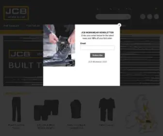 JCbworkwear.com(JCB Workwear Safety Footwear) Screenshot
