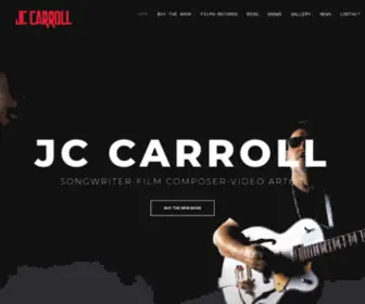 Jccarroll.com(JC Carroll Music Films and Books) Screenshot