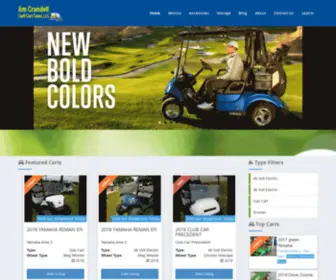 Jccartsales.com(Jim Crandell Golf cart Sales LLC) Screenshot