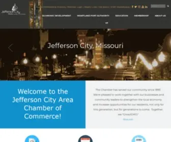 JCchamber.org(Jefferson City Chamber) Screenshot