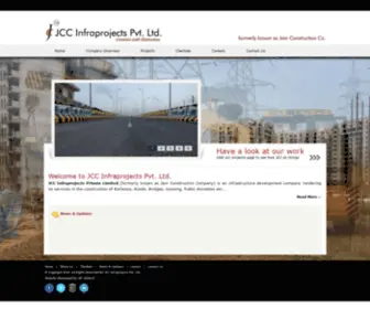 Jccinfraprojects.com(AaaJCC) Screenshot