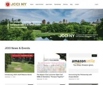 Jcciny.org(Japanese chamber of commerce and Industry of New York) Screenshot