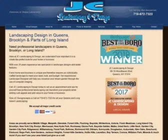 JCDesignscapes.com(Queens Landscaping) Screenshot