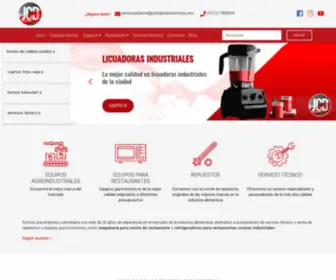 JCDingenieriatermica.com(Cocinas industriales) Screenshot