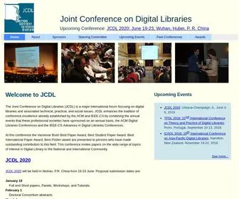 JCDL.info(Joint Conference on Digital Library (JCDL)) Screenshot