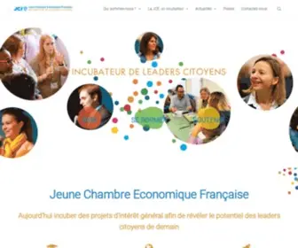 Jcef.fr(Incubateur de leaders citoyens) Screenshot