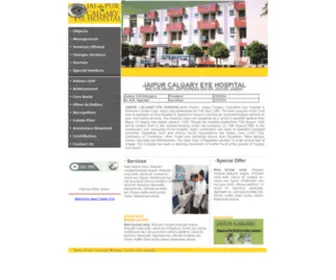 Jceh.in(Jaipur Calgary Eye Hospital) Screenshot