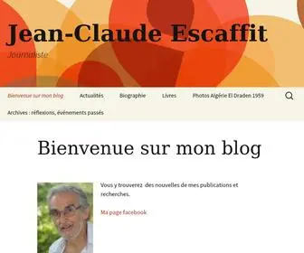 Jcescaffit.com(Jean-Claude Escaffit) Screenshot