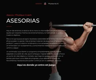 Jcfitnessacademy.com(Physique Coach) Screenshot