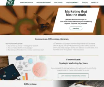 JCfmarketing.com(Creative Advertising Agency) Screenshot