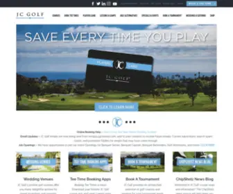 Jcgolf.com(San Diego Golf Courses) Screenshot