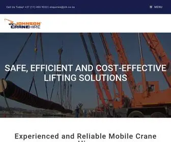 JCH.co.za(Johnson Crane Hire) Screenshot