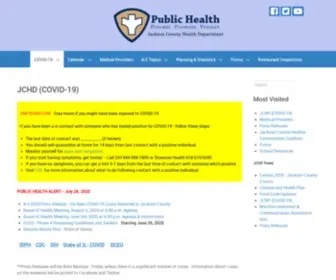 JChdonline.org(Jackson County Health Department Home) Screenshot