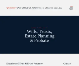 Jchesterlaw.com(Chester, Esq., LLC) Screenshot