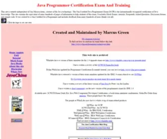 JCHQ.net(Java Programmer Certification) Screenshot