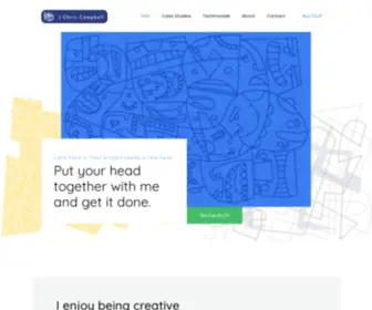 JChriscampbell.com(Illustration, Comics & Design in Greenville SC) Screenshot