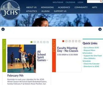 JChsofthebay.org(The Jewish Community High School of the Bay) Screenshot