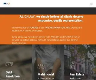 Jckimlaw.com(New York City Law Firm) Screenshot