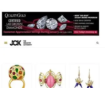 Jckonline.com(Jewelers' Circular Keystone (JCK)) Screenshot